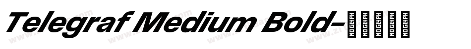 Telegraf Medium Bold字体转换
